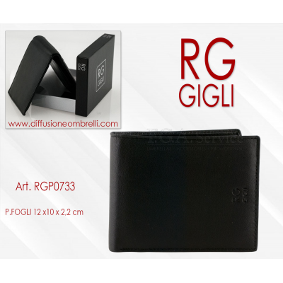 PORTAFOGLI UOMO ROMEO GIGLI NERO ART. RGP0733