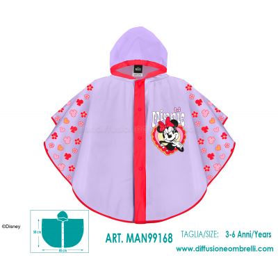 PONCHO IMPERMABILE MINNIE ART. 99168