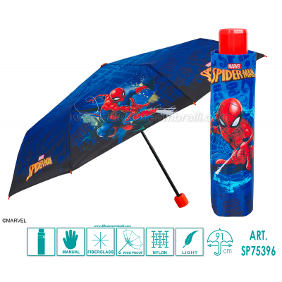 OMBRELLO BIMBO SPIDERMAN PIEGHEVLE MAN. ART. 75396