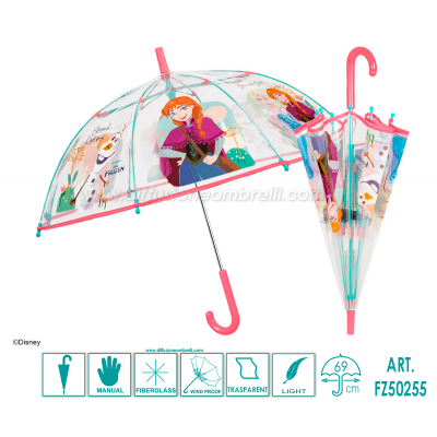 OMBRELLO BIMBA LUNGO MAN. FROZEN ART. 50255